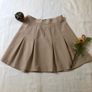 Pleated skater skirt